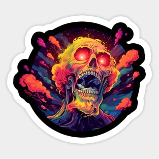 Ghost Kings' Colorful Saga Tee Sticker